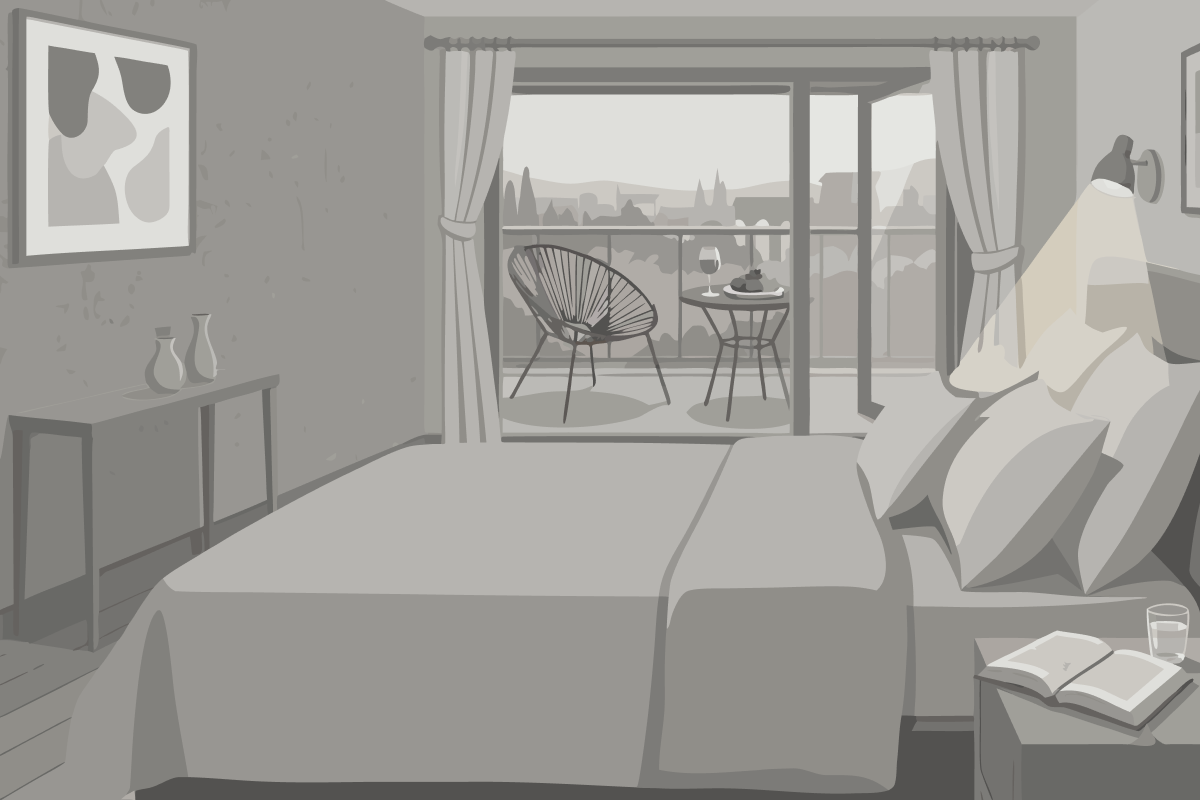 Deluxe Zimmer mit Queensize-Bett